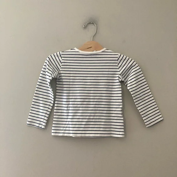 $14 ADD ON mayoral long sleeve stripe graphic tee‎ 3Y Zara Baby Gap Mini Boden - Picture 2 of 3